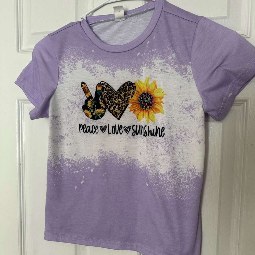Peace Love Sunshine Kids T-Shirt